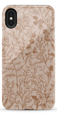 Beige Garden | Neutral Floral Case iPhone Case get.casely Essential iPhone XS Max 