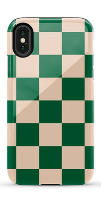 Fit Check | Green Checkerboard Case iPhone Case get.casely Essential iPhone X / XS 