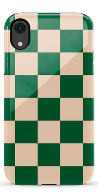 Fit Check | Green Checkerboard Case iPhone Case get.casely Essential iPhone XR 