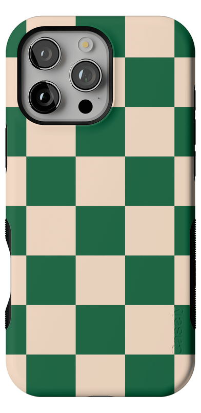 Fit Check | Green Checkerboard Case iPhone Case get.casely Bold + MagSafe® iPhone 16 Pro Max 