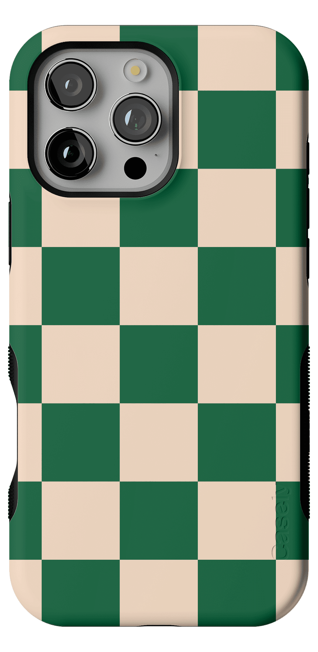 Fit Check | Green Checkerboard Case iPhone Case get.casely Classic + MagSafe® iPhone 16 Pro Max 