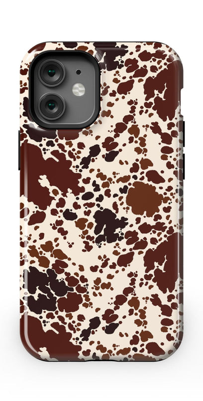 Cowgirl Envy | Cow Print Case iPhone Case get.casely Essential + MagSafe® iPhone 12 Mini 