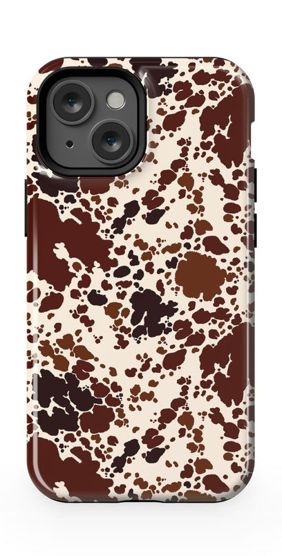 Cowgirl Envy | Cow Print Case iPhone Case get.casely Essential + MagSafe® iPhone 13 Mini 