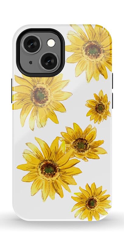 Golden Garden | Yellow Sunflower Floral Case iPhone Case get.casely Essential + MagSafe® iPhone 13 Mini 