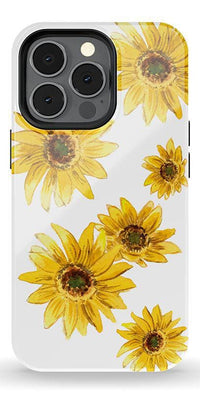 Golden Garden | Yellow Sunflower Floral Case iPhone Case get.casely Essential + MagSafe® iPhone 13 Pro 