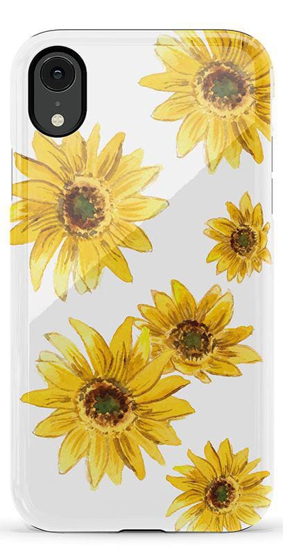 Golden Garden | Yellow Sunflower Floral Case iPhone Case get.casely Essential iPhone XR 