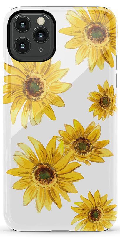 Golden Garden | Yellow Sunflower Floral Case iPhone Case get.casely Essential iPhone 11 Pro Max 