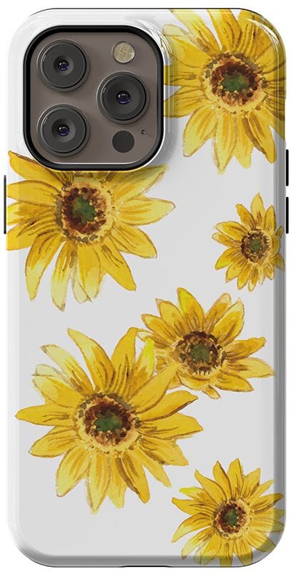 Golden Garden | Yellow Sunflower Floral Case iPhone Case get.casely Essential + MagSafe® iPhone 14 Pro Max 
