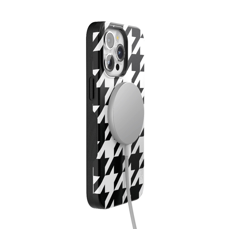 Houndstooth | High Contrast Design Case Phone Case Casetry 