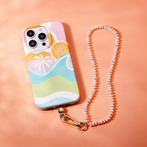 Iridescence Bead Wristlet Phone Chain | Pura Vida x Casely Phone Chain Pura Vida Bracelets 