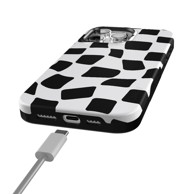 Funky Checkerboard | High Contrast Design Case Phone Case Casetry 