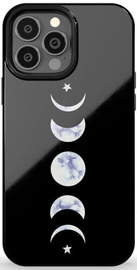 It's Just a Phase | Marble Moon Case iPhone Case get.casely Essential + MagSafe® iPhone 13 Pro Max 