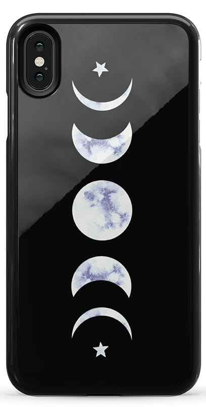 It's Just a Phase | Marble Moon Case iPhone Case get.casely Essential iPhone XS Max 