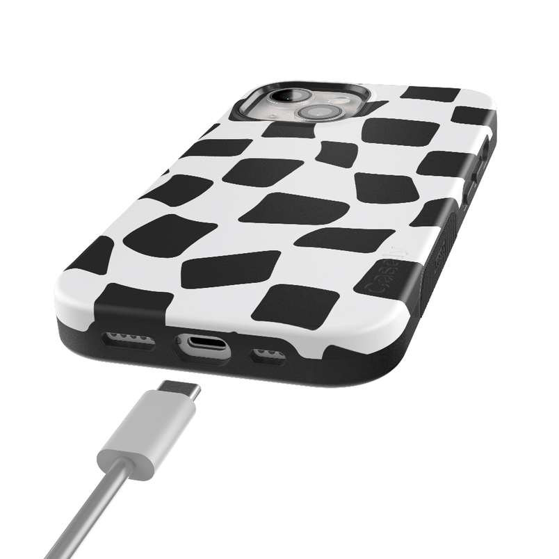 Funky Checkerboard | High Contrast Design Case Phone Case Casetry 