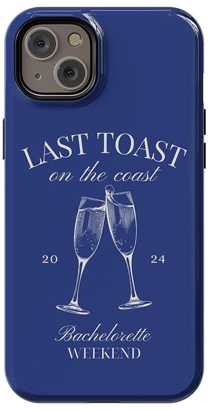 Last Toast | Blue Coastal Bachelorette Case Phone Case Casetry 