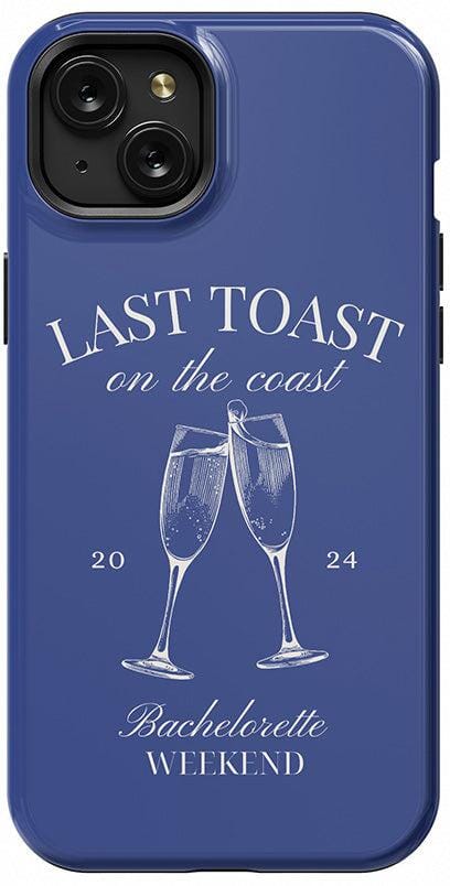 Last Toast | Blue Coastal Bachelorette Case Phone Case Casetry 