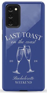 Last Toast | Blue Coastal Bachelorette Case Phone Case Casetry 