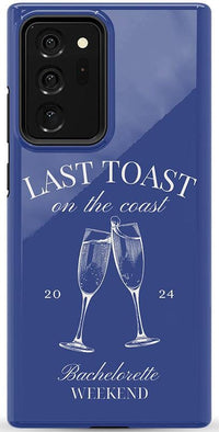 Last Toast | Blue Coastal Bachelorette Case Phone Case Casetry 