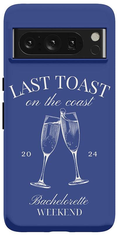 Last Toast | Blue Coastal Bachelorette Case Phone Case Casetry 