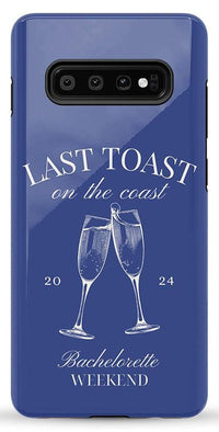 Last Toast | Blue Coastal Bachelorette Case Phone Case Casetry Essential Galaxy S10 Plus 