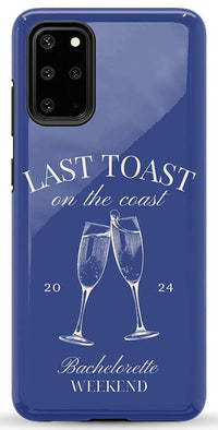 Last Toast | Blue Coastal Bachelorette Case Phone Case Casetry 