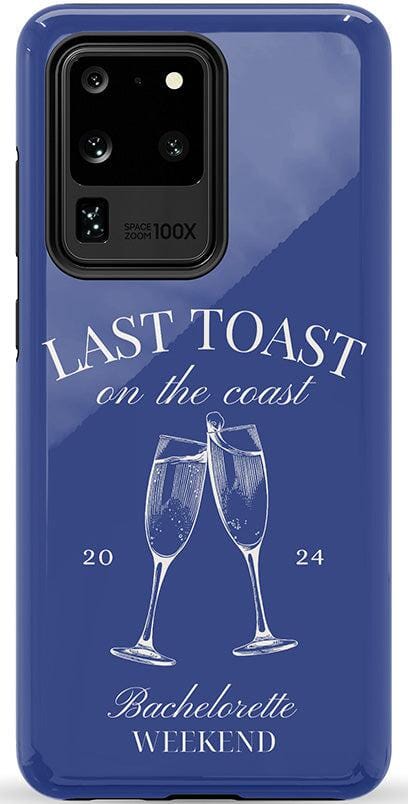 Last Toast | Blue Coastal Bachelorette Case Phone Case Casetry 