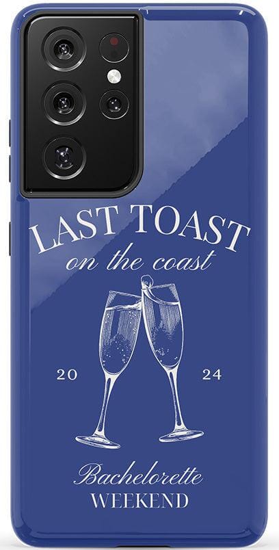 Last Toast | Blue Coastal Bachelorette Case Phone Case Casetry 