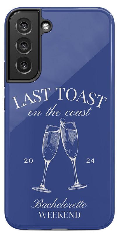 Last Toast | Blue Coastal Bachelorette Case Phone Case Casetry 