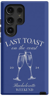 Last Toast | Blue Coastal Bachelorette Case Phone Case Casetry 