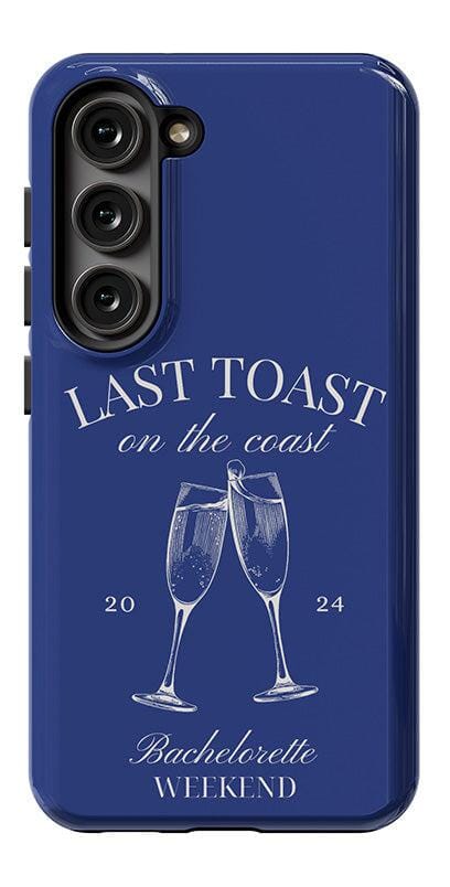 Last Toast | Blue Coastal Bachelorette Case Phone Case Casetry 