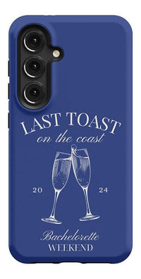 Last Toast | Blue Coastal Bachelorette Case Phone Case Casetry 