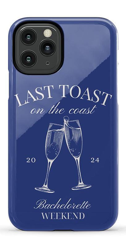 Last Toast | Blue Coastal Bachelorette Case Phone Case Casetry 