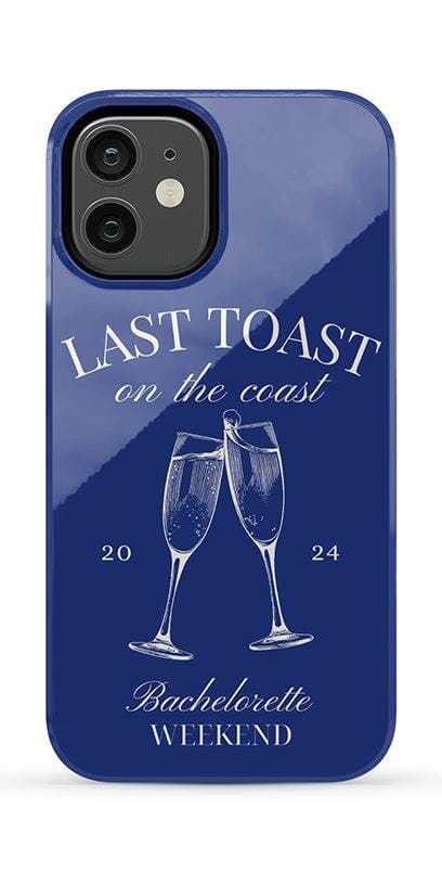 Last Toast | Blue Coastal Bachelorette Case Phone Case Casetry 