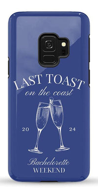 Last Toast | Blue Coastal Bachelorette Case Phone Case Casetry 