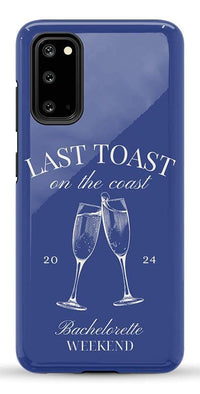 Last Toast | Blue Coastal Bachelorette Case Phone Case Casetry 