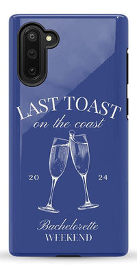 Last Toast | Blue Coastal Bachelorette Case Phone Case Casetry 