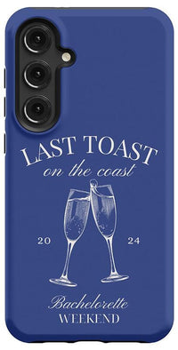 Last Toast | Blue Coastal Bachelorette Case Phone Case Casetry 