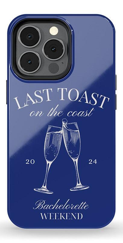 Last Toast | Blue Coastal Bachelorette Case Phone Case Casetry 