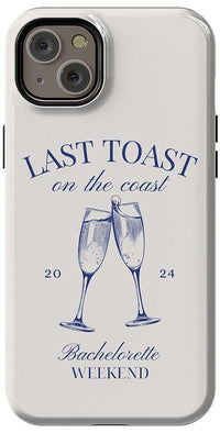 Last Toast | Off-White Coastal Bachelorette Case Phone Case Casetry Essential + MagSafe® iPhone 14 Plus 