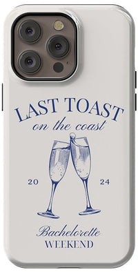 Last Toast | Off-White Coastal Bachelorette Case Phone Case Casetry Essential + MagSafe® iPhone 14 Pro Max 