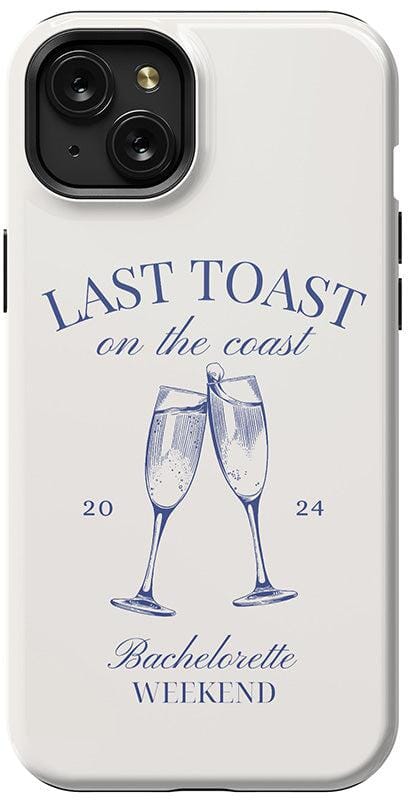 Last Toast | Off-White Coastal Bachelorette Case Phone Case Casetry Essential + MagSafe® iPhone 15 Plus 