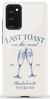 Last Toast | Off-White Coastal Bachelorette Case Phone Case Casetry Essential Galaxy Note 20 