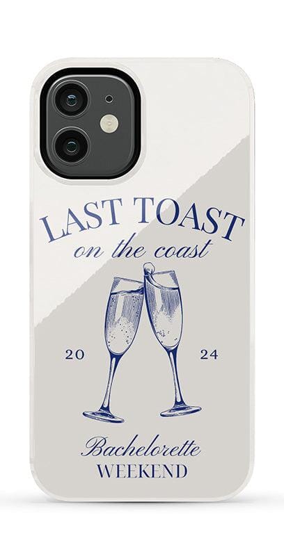 Last Toast | Off-White Coastal Bachelorette Case Phone Case Casetry Essential + MagSafe® iPhone 12 Mini 