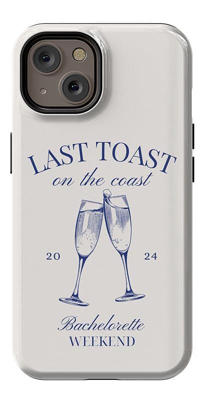 Last Toast | Off-White Coastal Bachelorette Case Phone Case Casetry Essential + MagSafe® iPhone 14 