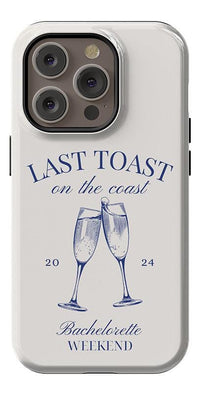 Last Toast | Off-White Coastal Bachelorette Case Phone Case Casetry 