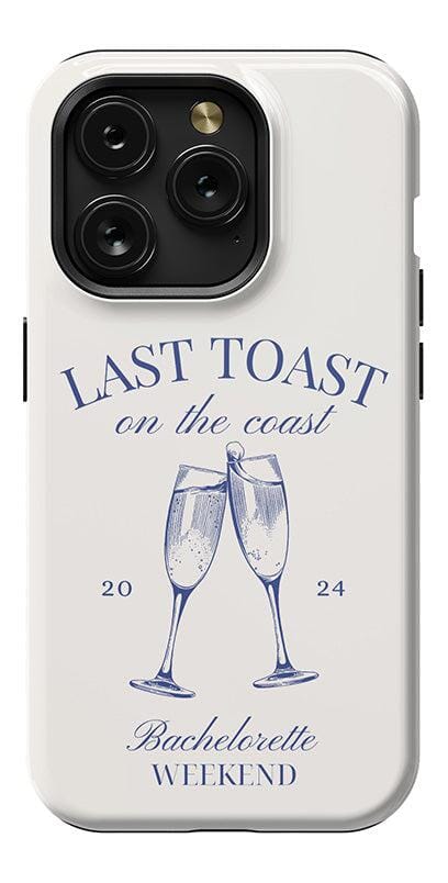 Last Toast | Off-White Coastal Bachelorette Case Phone Case Casetry Essential + MagSafe® iPhone 15 Pro 