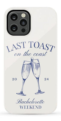 Last Toast | Off-White Coastal Bachelorette Case Phone Case Casetry Essential + MagSafe® iPhone 12 Pro 