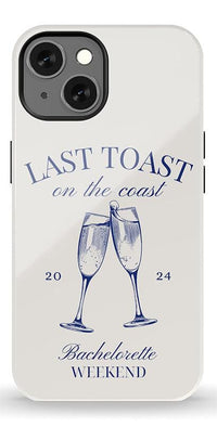 Last Toast | Off-White Coastal Bachelorette Case Phone Case Casetry Essential + MagSafe® iPhone 13 
