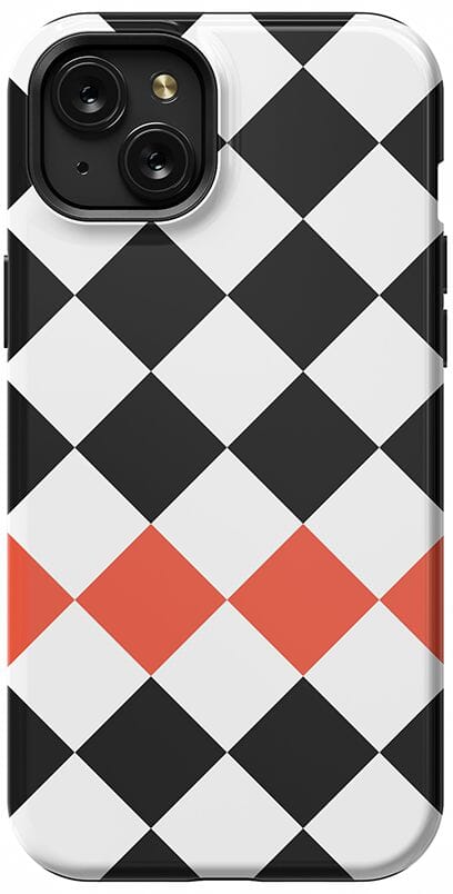 Checkerboard | High Contrast Design Case Phone Case Casetry Essential + MagSafe® iPhone 15 Plus