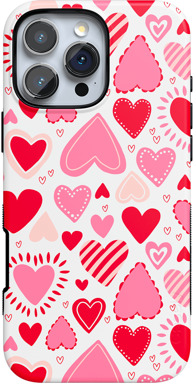 Love Struck | Heart Stickers Case Phone Case Casetry Bold + MagSafe® iPhone 16 Pro Max 